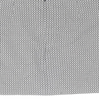 Marks and Spencer Womens Black Geometric Cotton A-Line Skirt Size 12 Zip