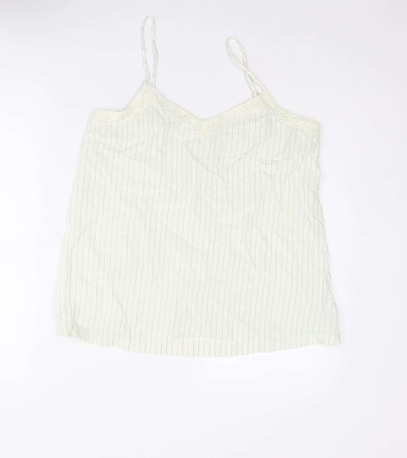 Womens UK Size 12 Marks and Spencer Ivory Camisole Tank