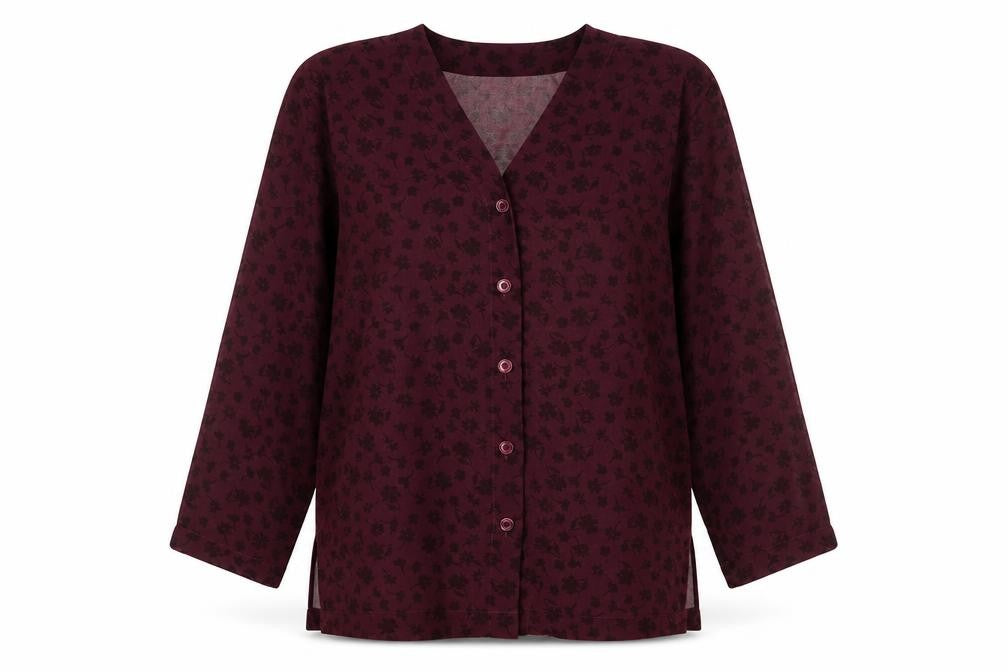 Womens UK Size M NEXT Purple Basic Button-Up