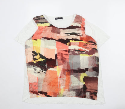 Womens UK Size 16 Marks and Spencer Multicoloured Basic T-Shirt