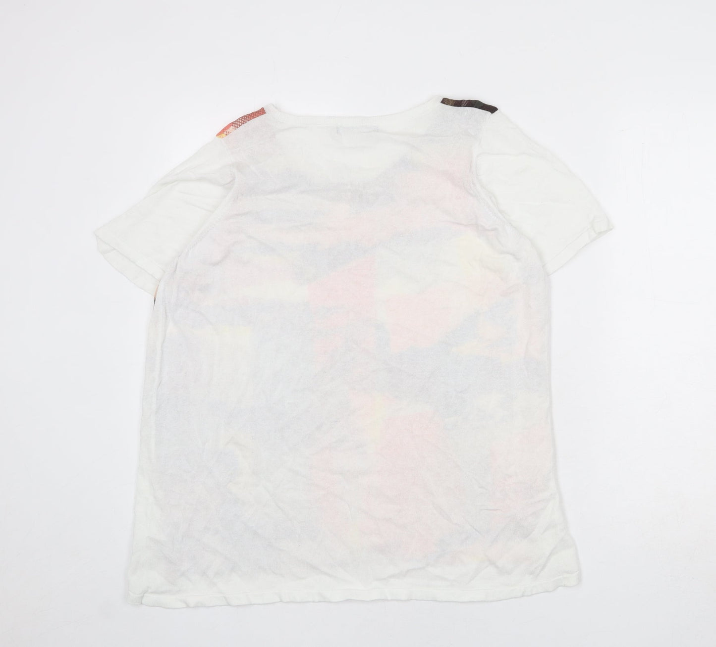 Womens UK Size 16 Marks and Spencer Multicoloured Basic T-Shirt