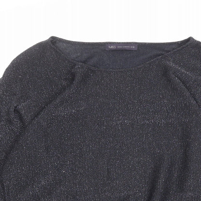 Womens UK Size 8 Marks and Spencer Black Pullover Jumper