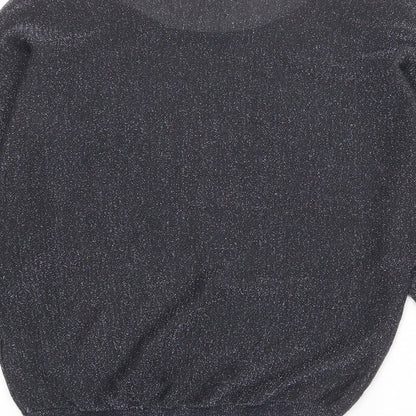 Womens UK Size 8 Marks and Spencer Black Pullover Jumper