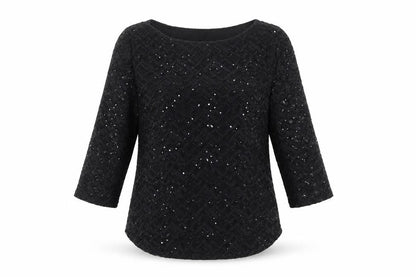 Womens UK Size 12 Per Una Black Basic Blouse