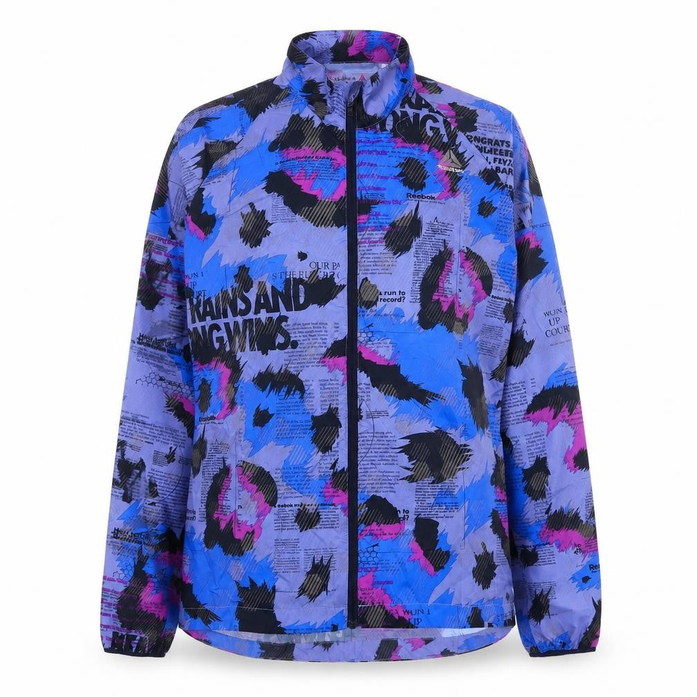 Womens UK Size S Reebok Multicoloured Windbreaker Coat