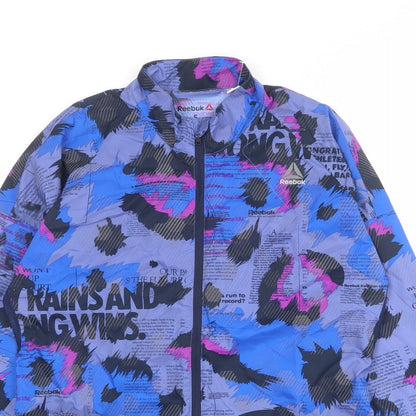 Womens UK Size S Reebok Multicoloured Windbreaker Coat