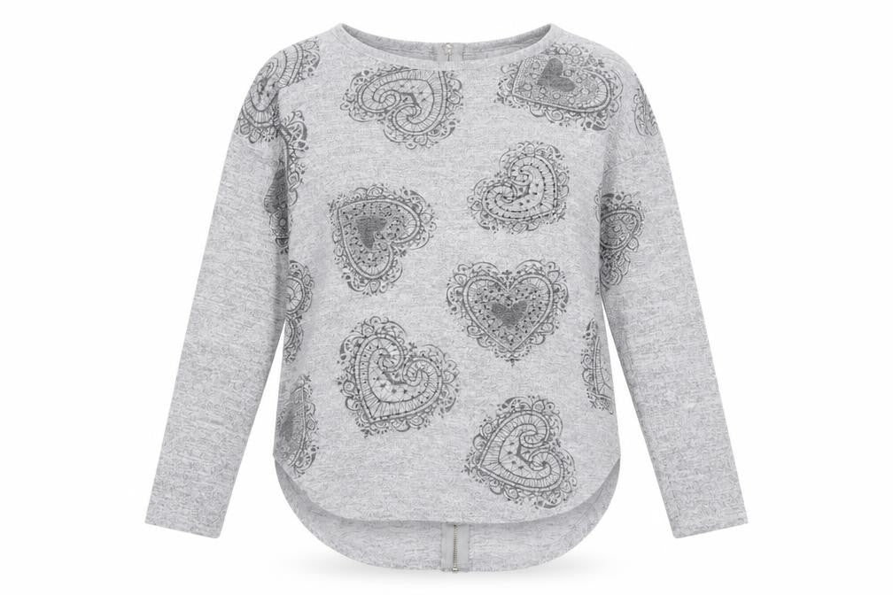 Womens UK Size S Vouley Vous Grey Pullover Jumper