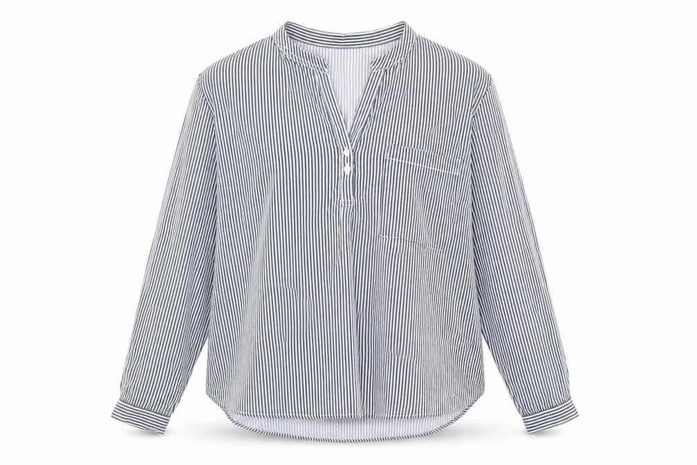 Womens UK Size 2XS Marks and Spencer Blue Basic Blouse