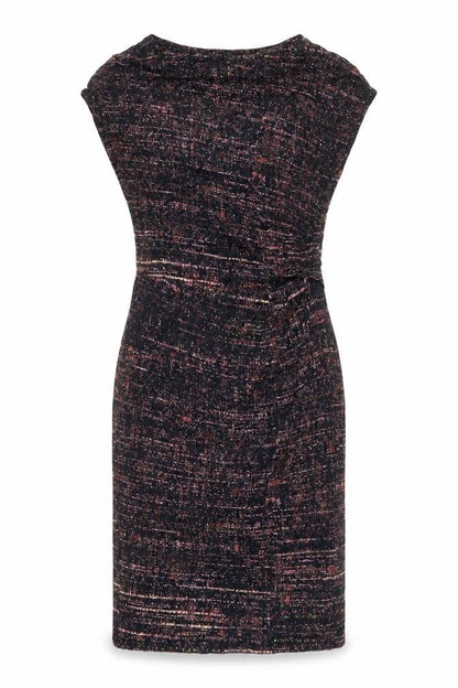 H&M Womens Multicoloured Viscose Pencil Dress Size M Boat Neck Pullover