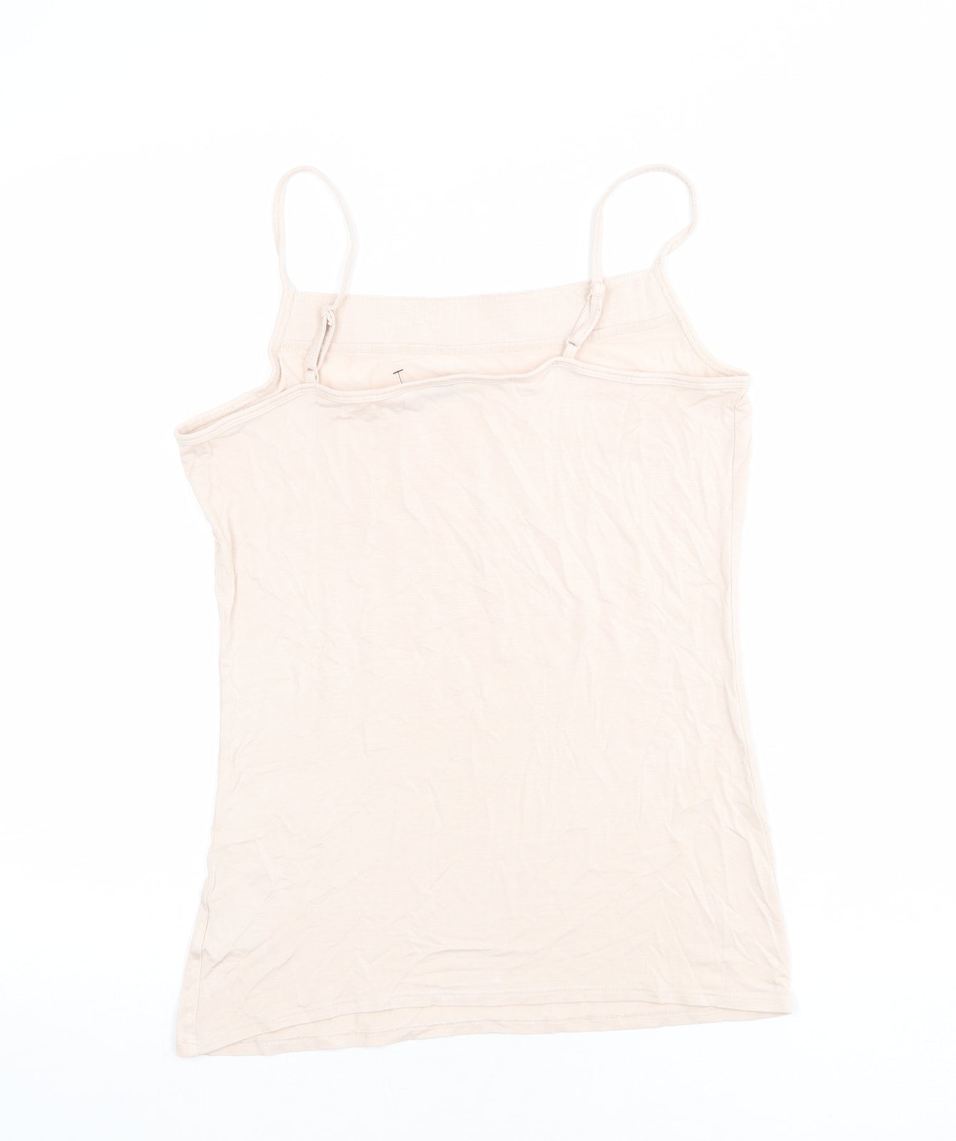Autograph Womens Pink Viscose Basic Tank Size 14 Square Neck