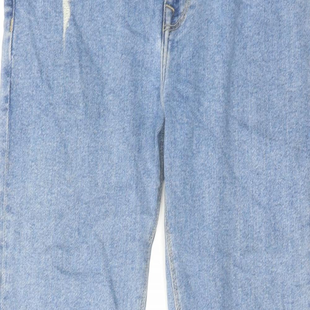 ASOS Womens Blue Cotton Skinny Jeans Size 32 in L32 in Regular Zip