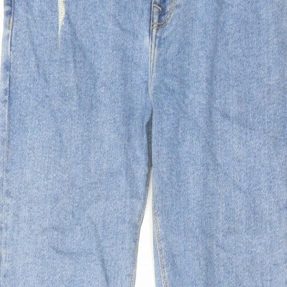 ASOS Womens Blue Cotton Skinny Jeans Size 32 in L32 in Regular Zip