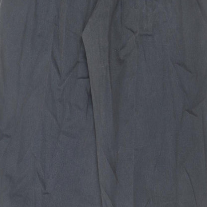 Timberland Mens Blue Striped Cotton Chino Trousers Size 33 in L32 in Regular Zip