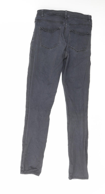 Womens UK Size 10 H&M Regular Fit Skinny Blue Jeans