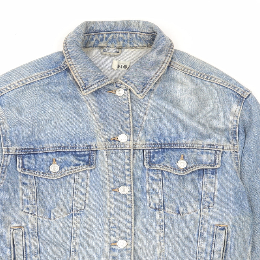 Womens UK Size 8 Topshop Blue Jacket