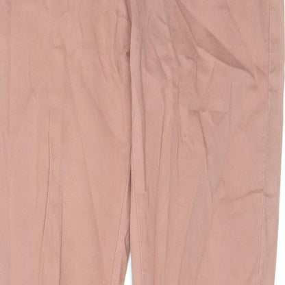 Denim & Co. Womens Pink Cotton Skinny Jeans Size 12 L32 in Regular Zip