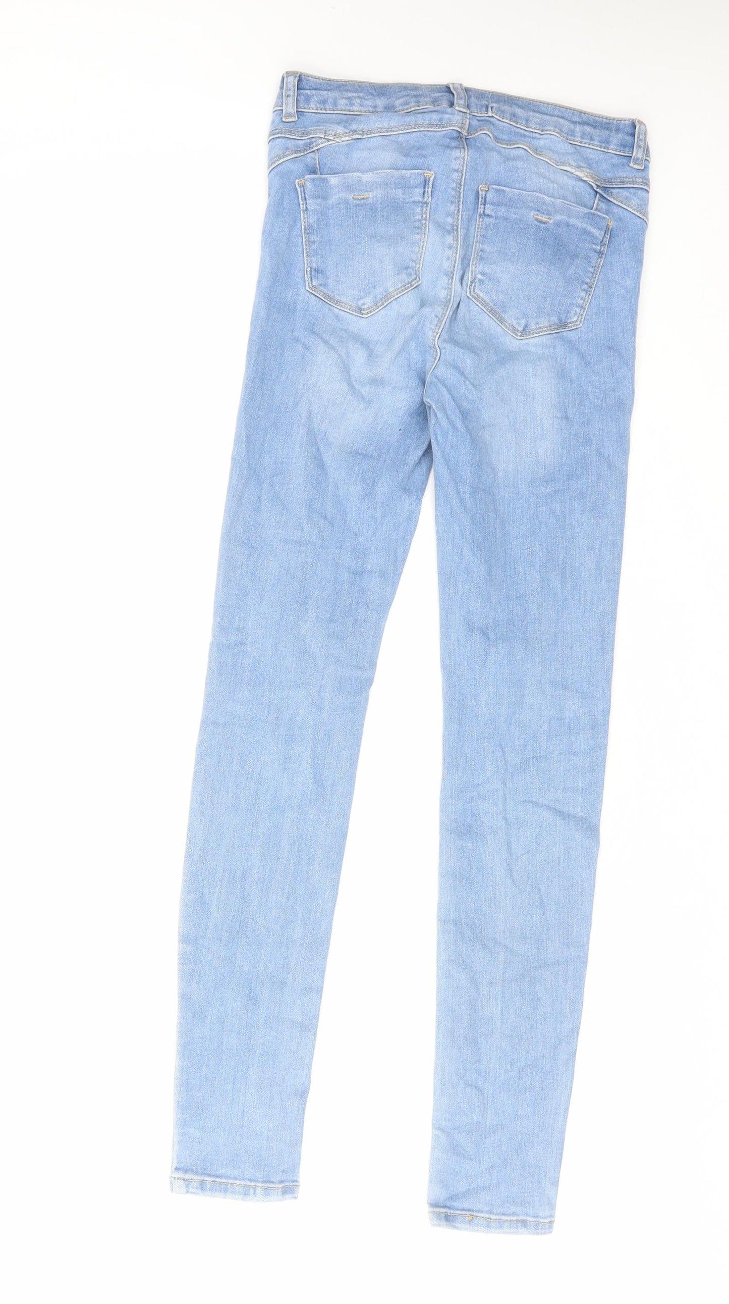 Koton Jeans Womens Blue Cotton Skinny Jeans Size 24 in L27 in Regular Zip