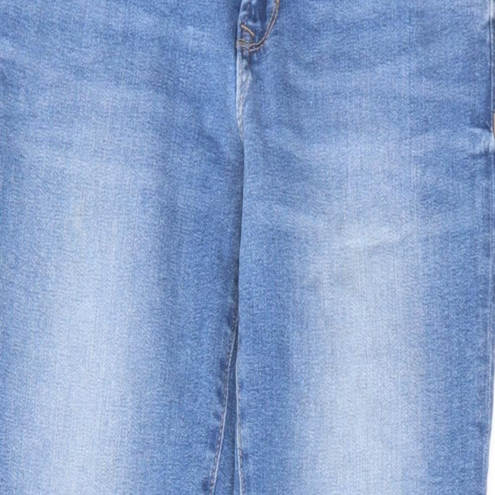 Gap Womens Blue Cotton Skinny Jeans Size 8 L29 in Regular Zip