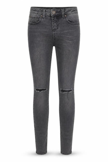 Womens UK Size 8 New Look Regular Fit Skinny Grey Jeans