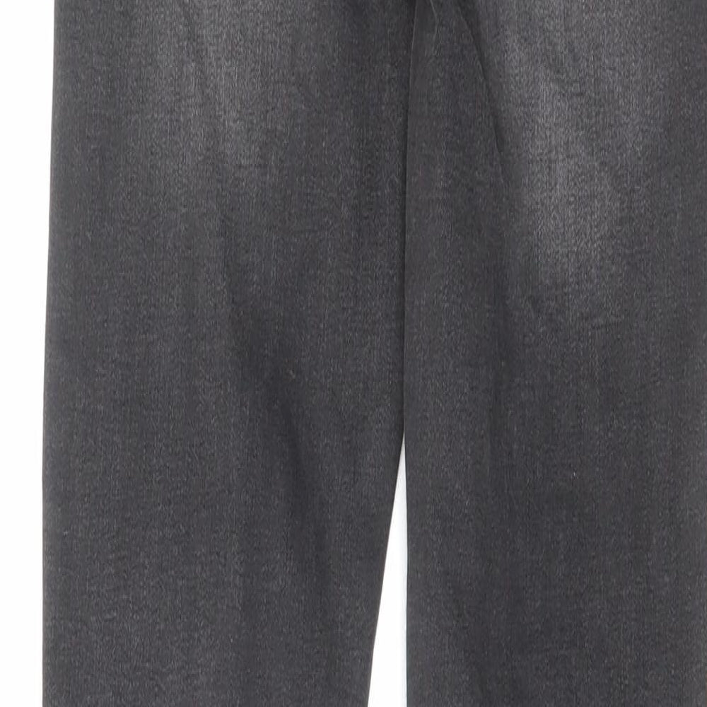 New Look Womens Grey Cotton Skinny Jeans Size 8 L31 in Regular Zip