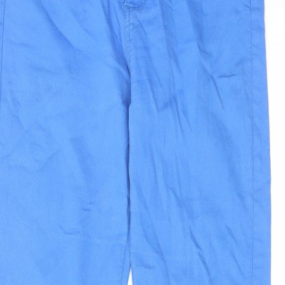 Denim & Co. Womens Blue Cotton Skinny Jeans Size 10 L28 in Regular Zip