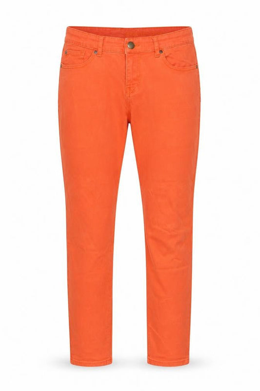 Womens UK Size 10 Gap Regular Fit Tapered Orange Jeans