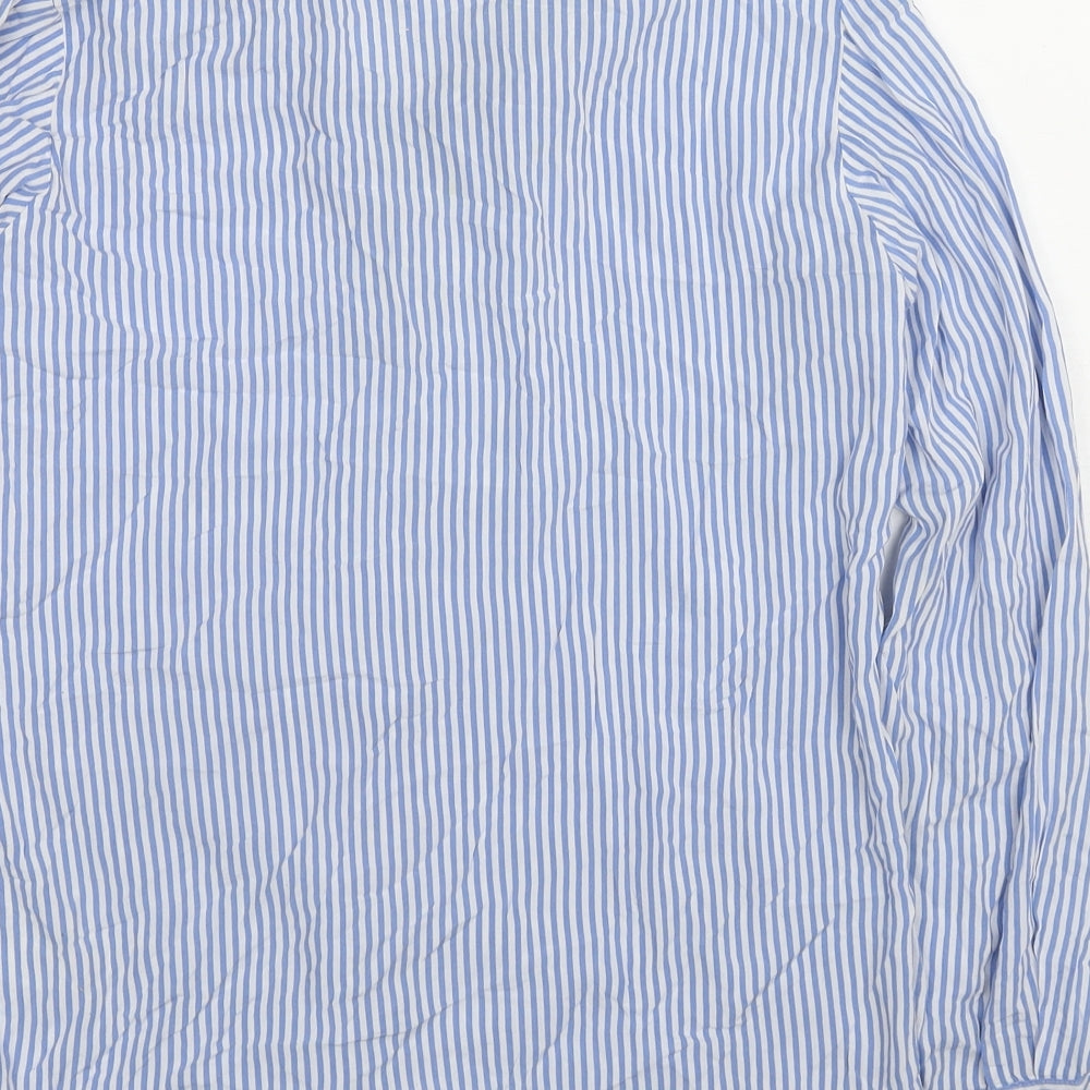 Womens UK Size 6 Body Flirt Blue Basic Button-Up