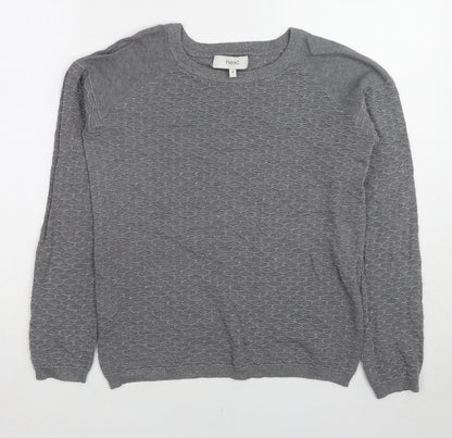 Womens UK Size 10 NEXT Grey Pullover Jumper