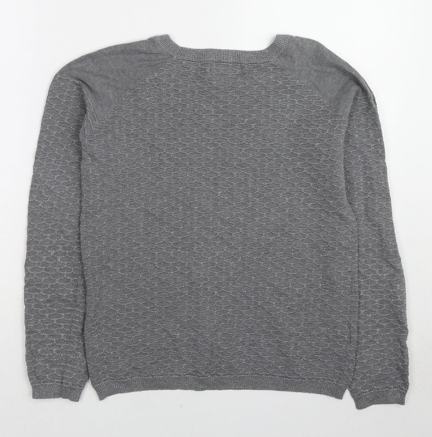 Womens UK Size 10 NEXT Grey Pullover Jumper
