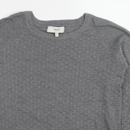 Womens UK Size 10 NEXT Grey Pullover Jumper