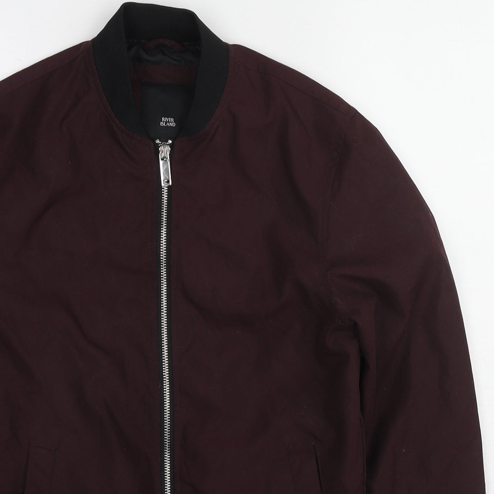 Mens UK Size 2XS River Island Red Jacket