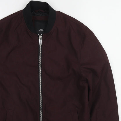 Mens UK Size 2XS River Island Red Jacket