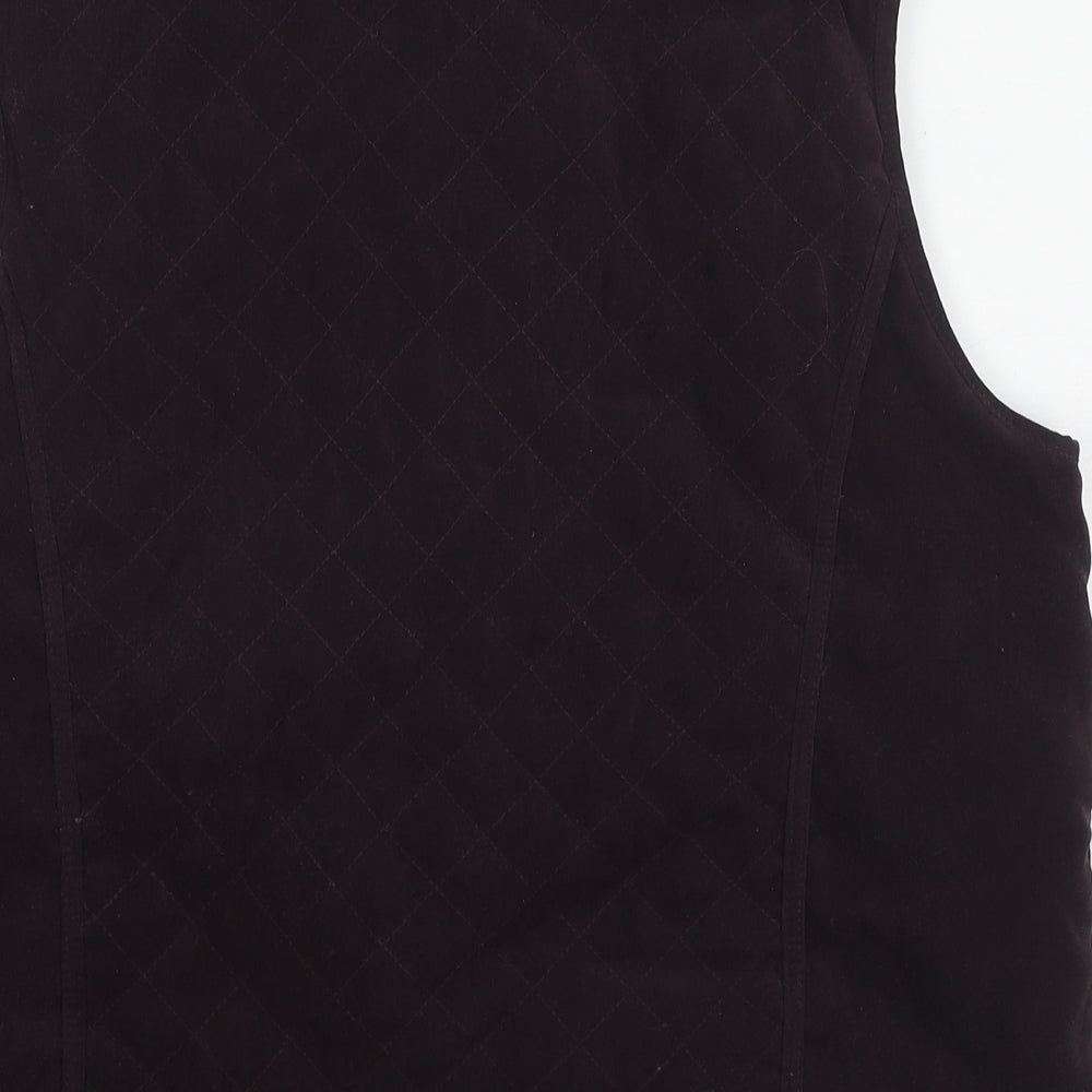 Womens UK Size M EWM Purple Gilet