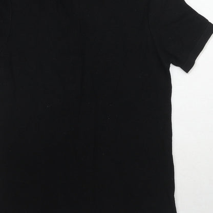 Burton Mens Black Cotton Polo Size XS Collared Pullover