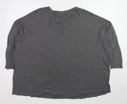 Womens UK Size L H&M Grey Pullover Jumper
