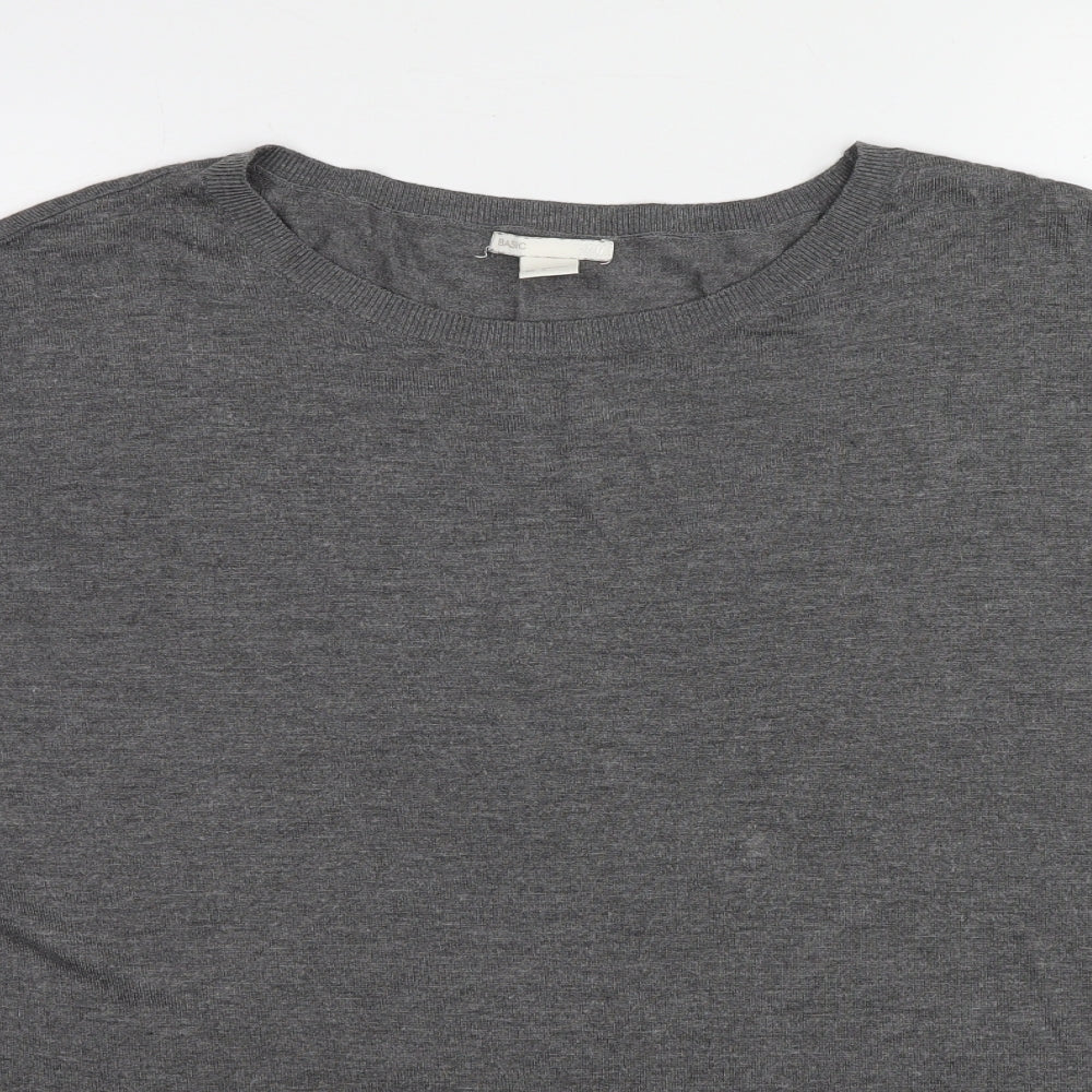 Womens UK Size L H&M Grey Pullover Jumper
