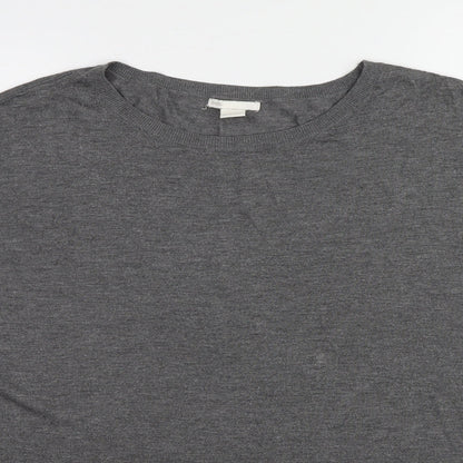 Womens UK Size L H&M Grey Pullover Jumper
