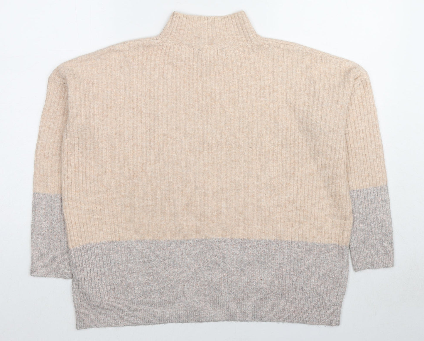 Womens UK Size S Marks and Spencer Beige Pullover Jumper