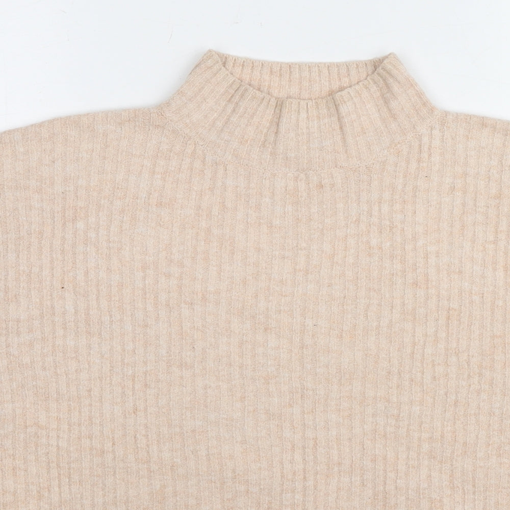 Womens UK Size S Marks and Spencer Beige Pullover Jumper