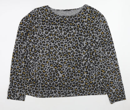 Womens UK Size 12 M&Co Multicoloured Pullover Jumper
