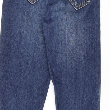 Vigneaud Womens Blue Cotton Skinny Jeans Size 29 in L33 in Regular Zip