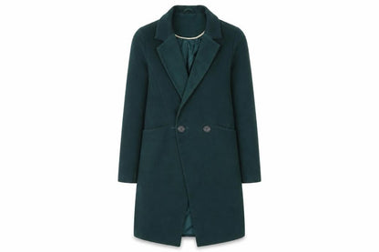 Womens UK Size S Oasis Green Overcoat