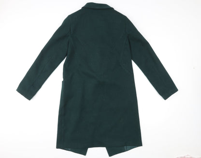 Womens UK Size S Oasis Green Overcoat