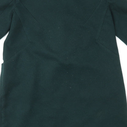 Womens UK Size S Oasis Green Overcoat