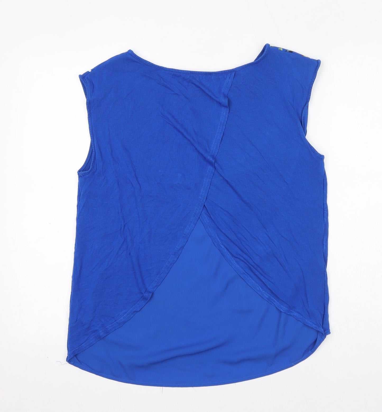 Womens UK Size M Oasis Blue Basic Tank