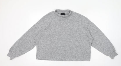 Womens UK Size S New Look Grey Pullover Jumper