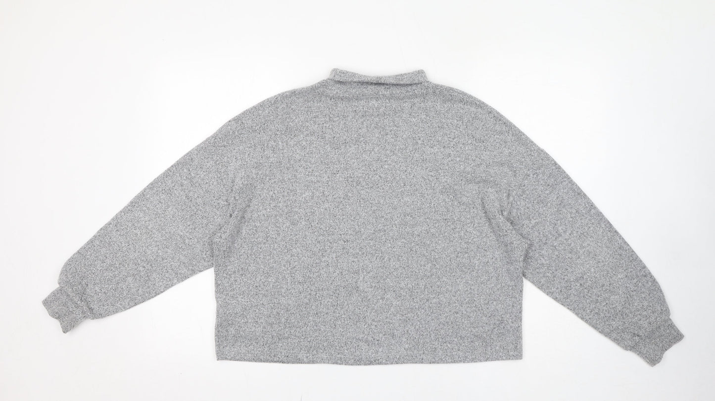 Womens UK Size S New Look Grey Pullover Jumper