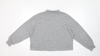 Womens UK Size S New Look Grey Pullover Jumper