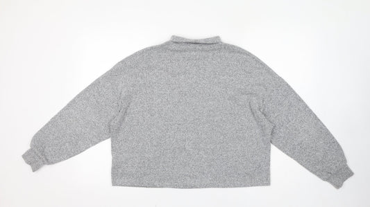 Womens UK Size S New Look Grey Pullover Jumper