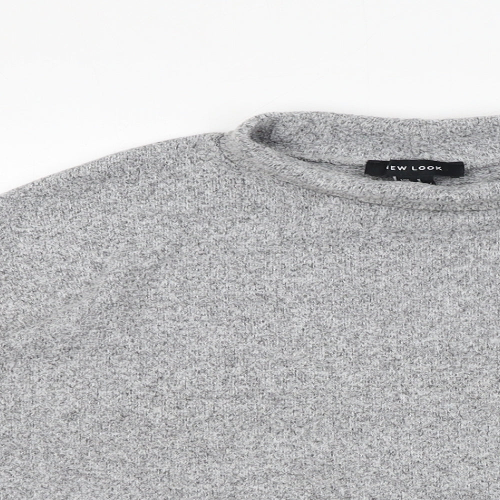 Womens UK Size S New Look Grey Pullover Jumper